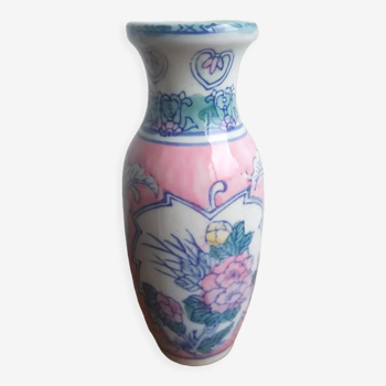 Vase vintage Japanese motifs height 15 cm
