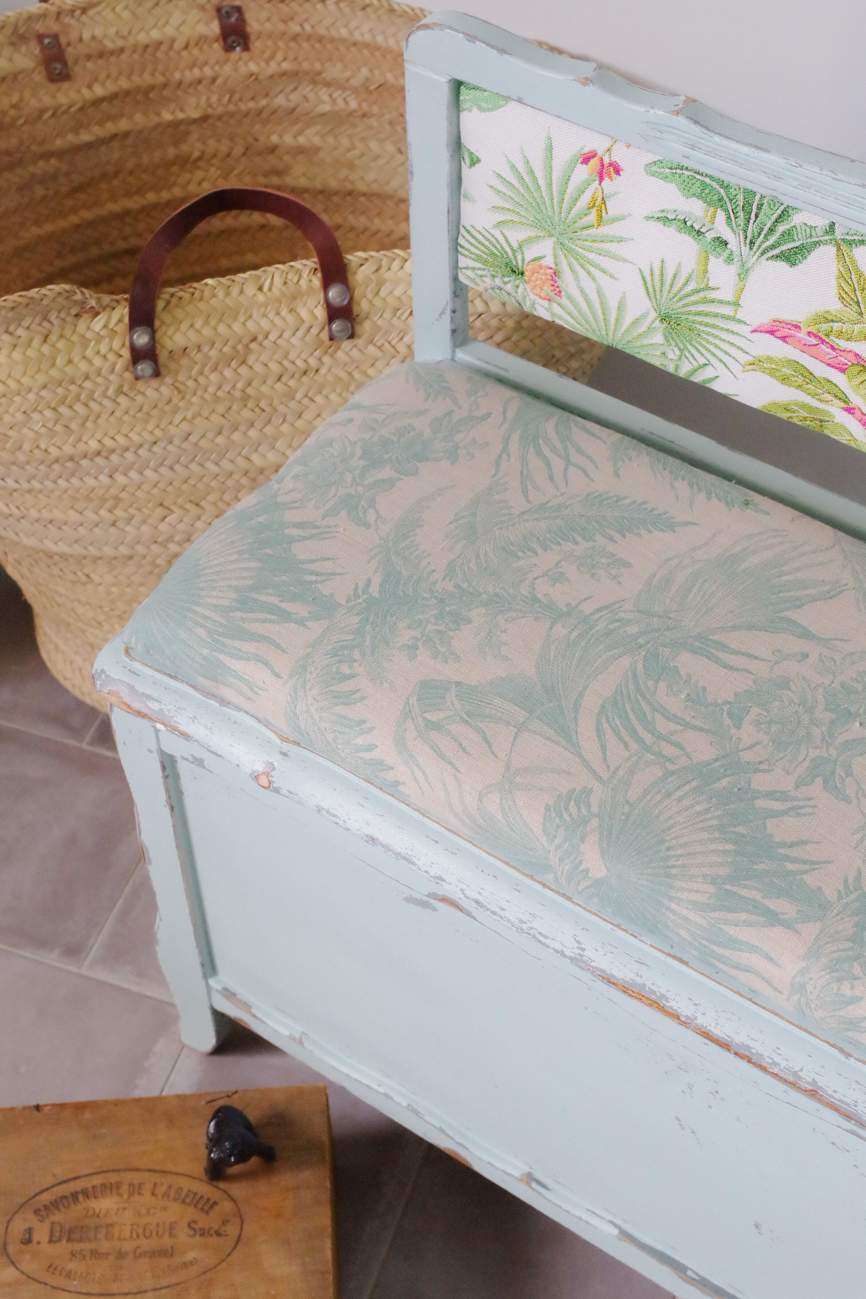 Renovated old toy chest