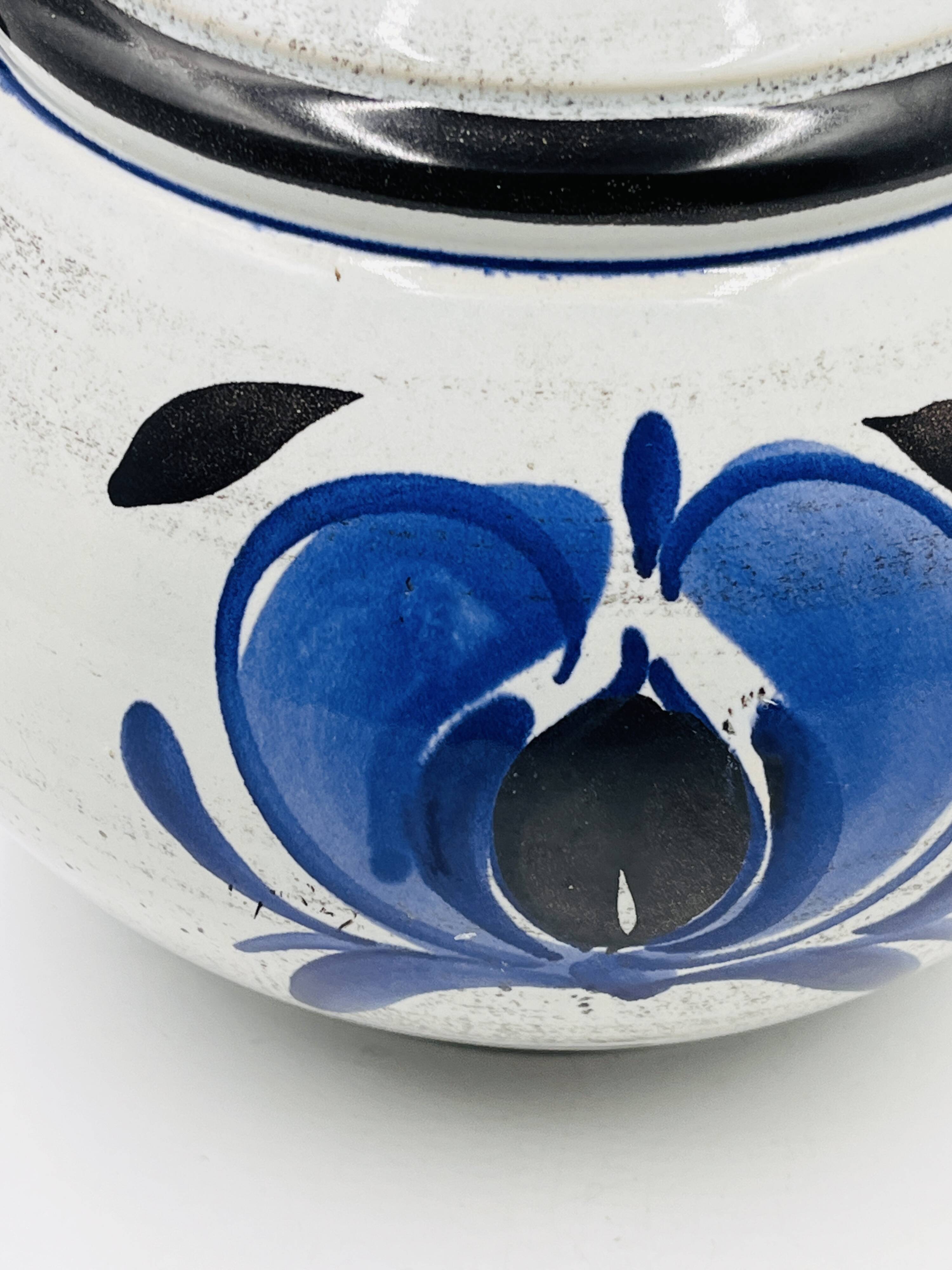 West German vase with handle