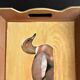 Painted wooden serving tray