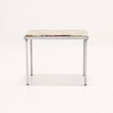 Onyx & epoxy resin side table, 1960s
