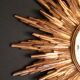 Mirror golden sun 49 cm " hollywood regency "