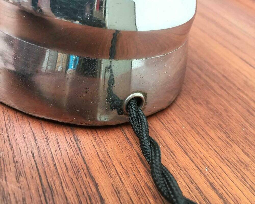 French table lamp type 600 from the mid-century by Charlotte Perriand for Jumo, 1960s.