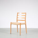 1970s Oak wooden dining set by Moller, Denmark