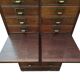 Archive furniture in oak S.M.V., Denmark 1920s–40s