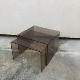 Plexiglass trundle tables