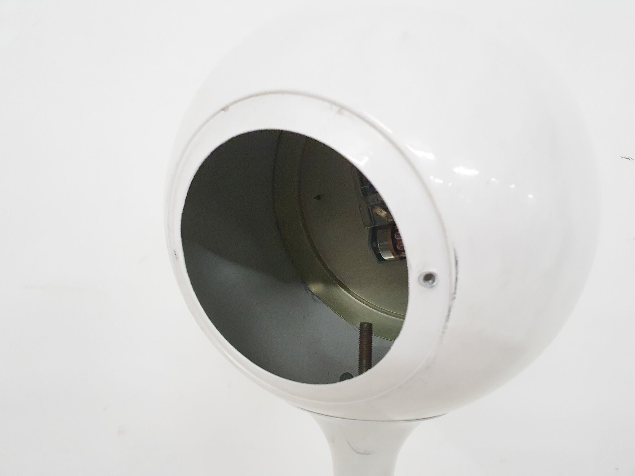 Space age standing clock by Junghans, Germany, 1970's