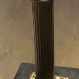 Double lamp fixture in brass, neo-classical style from the 1950s.