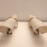 Pair of glashutte Limburg wall sconces