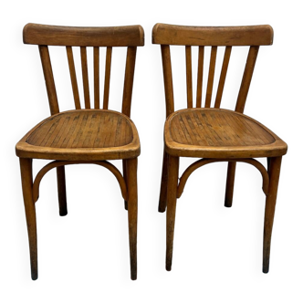 Pair of bistro chairs