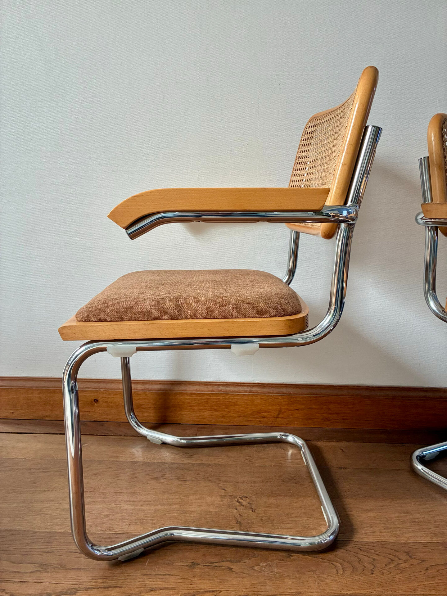 Set of 6 B64 chairs by Marcel Breuer