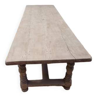 Oak farm table