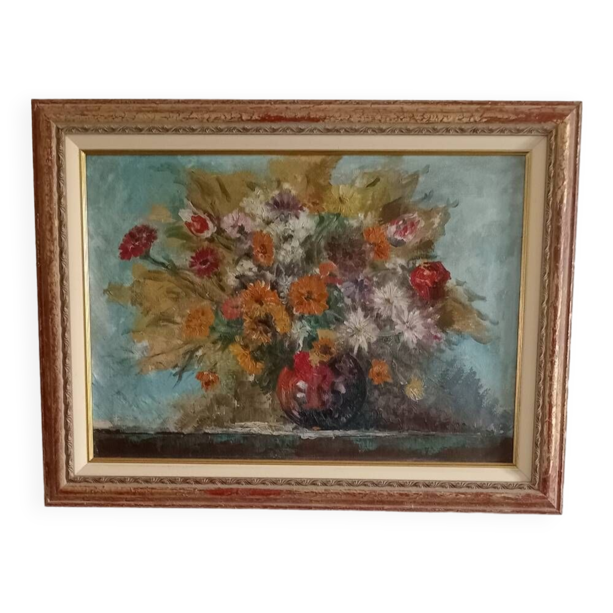 Oil painting, bouquet