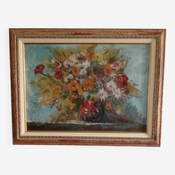 Oil painting, bouquet