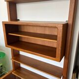 Scandinavian modular teak bookcase 1970