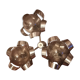 Chandelier chrome flowers 3 balls 1970