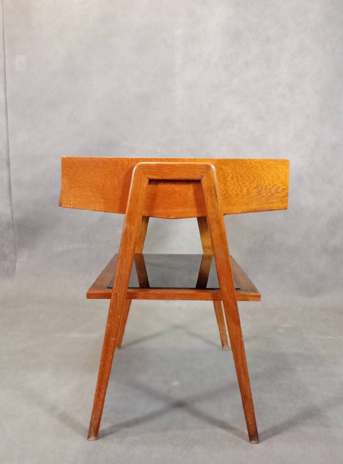 Table TV en chêne Jiràk par Drevotex, Vintage Tchèque 1960s