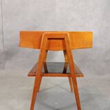 Table TV en chêne Jiràk par Drevotex, Vintage Tchèque 1960