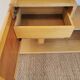 Console meuble en bois vintage des années 70