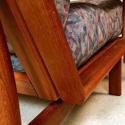 Fauteuil moderniste en teck de Glostrup, Danemark, années 1960