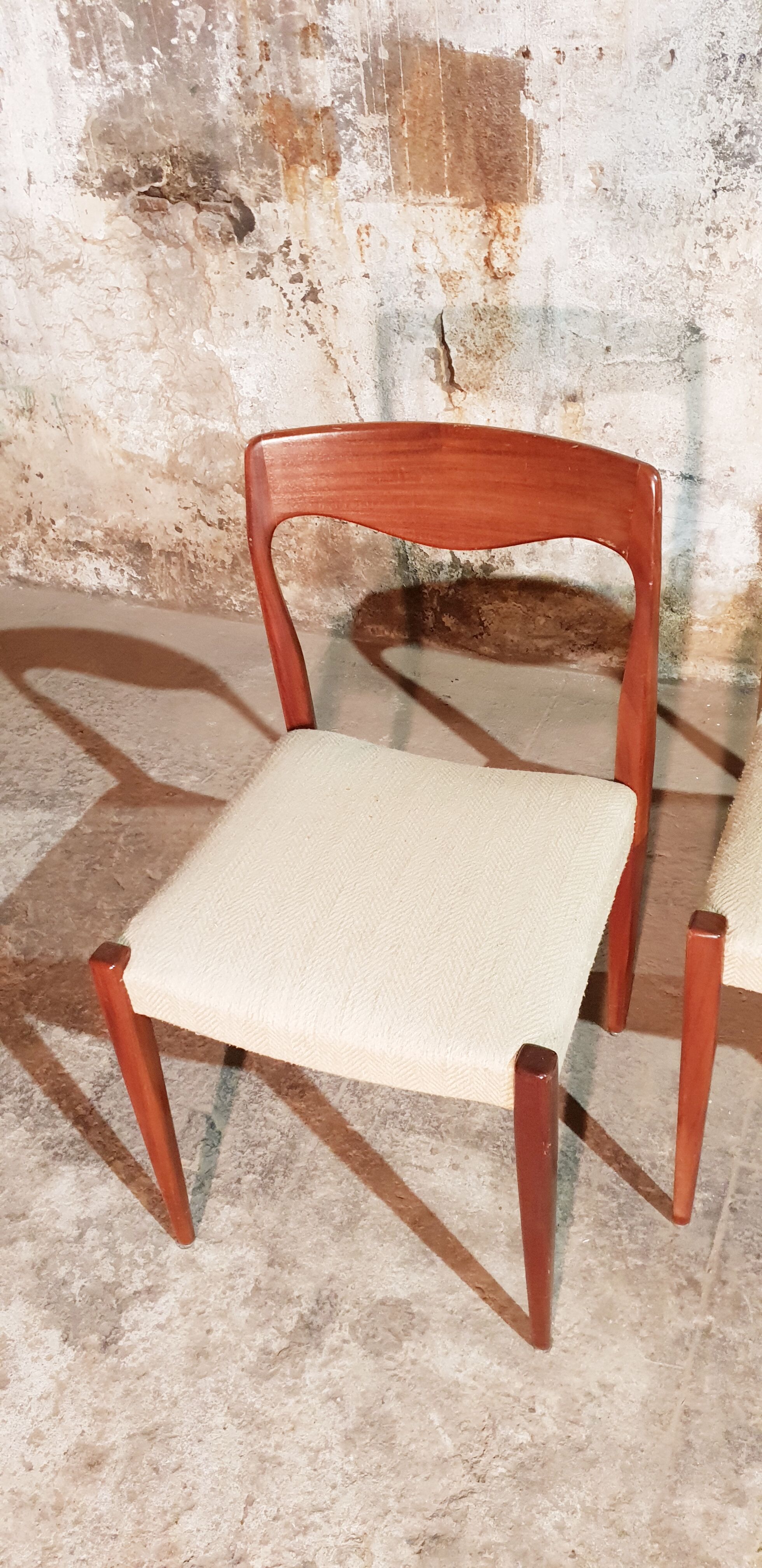 Set de 4 chaises scandinave vintage