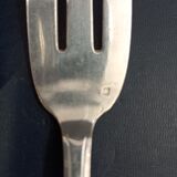 Silver metal service cutlery