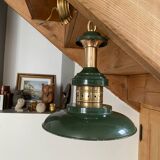 Industrial metal and brass lighting