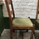 Series of 6 wooden chairs from the 1940s