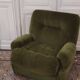Fauteuil vintage en velours