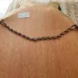 Oval mirror in wood and stucco 33x49cm