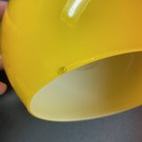 Orange opaline chandelier circa 1970