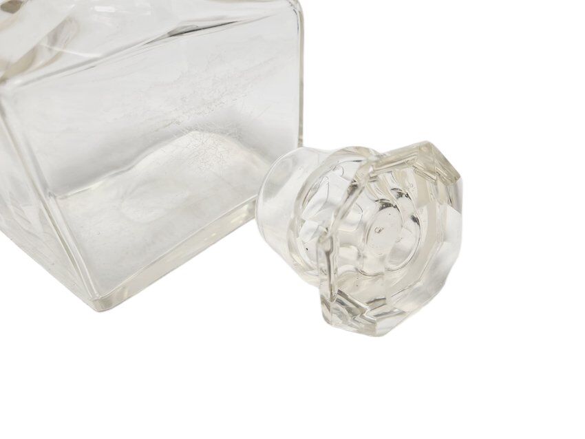 Biedermeier crystal tea box, Germany, 1890s
