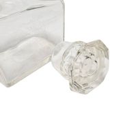 Biedermeier crystal tea box, Germany, 1890s