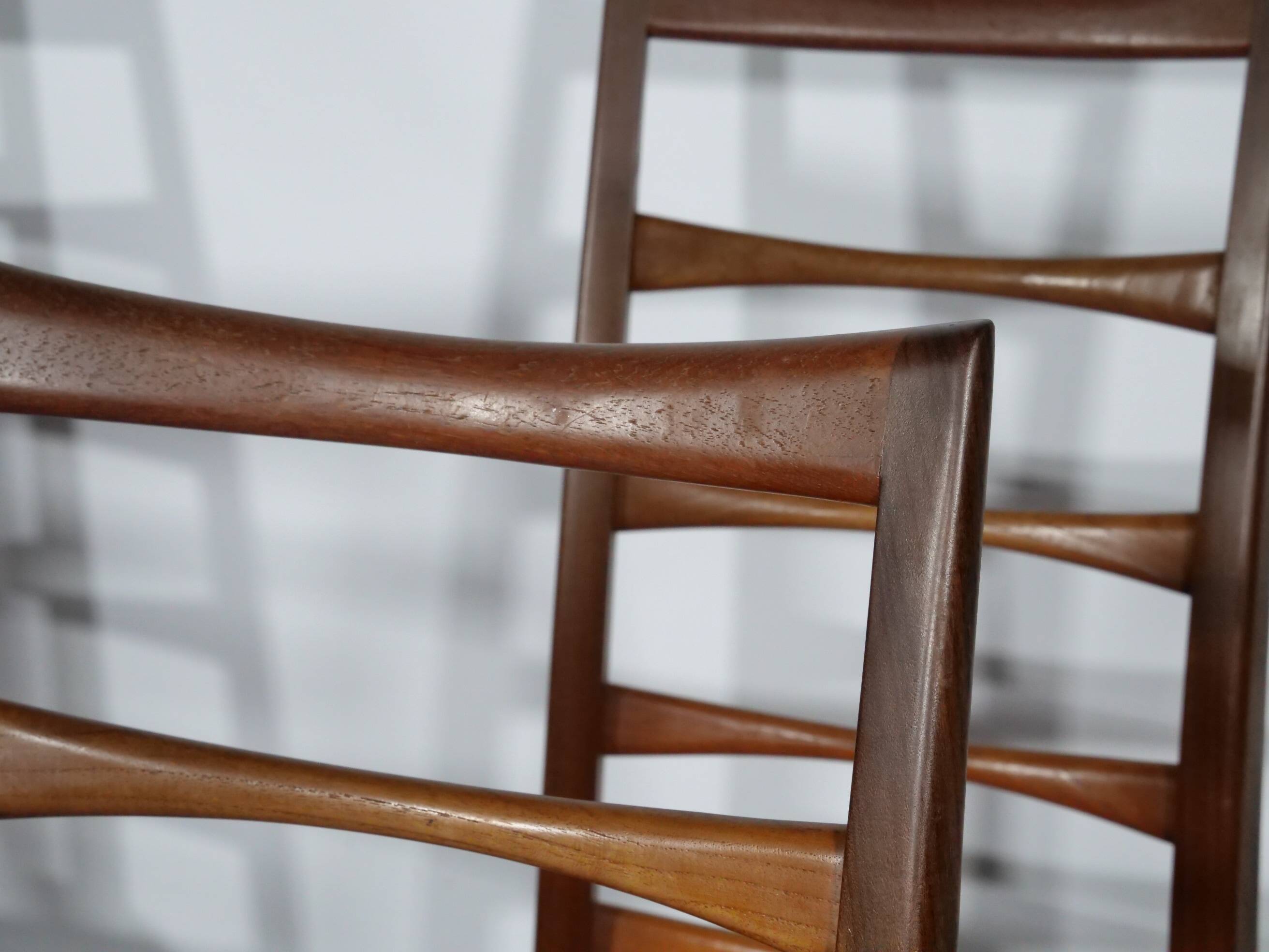 Set of 6 Teak Danish Design Dining Chairs from the 1960s by Nils Koefoed – Model LIS