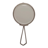 Mirror "face to hand" in chromed metal