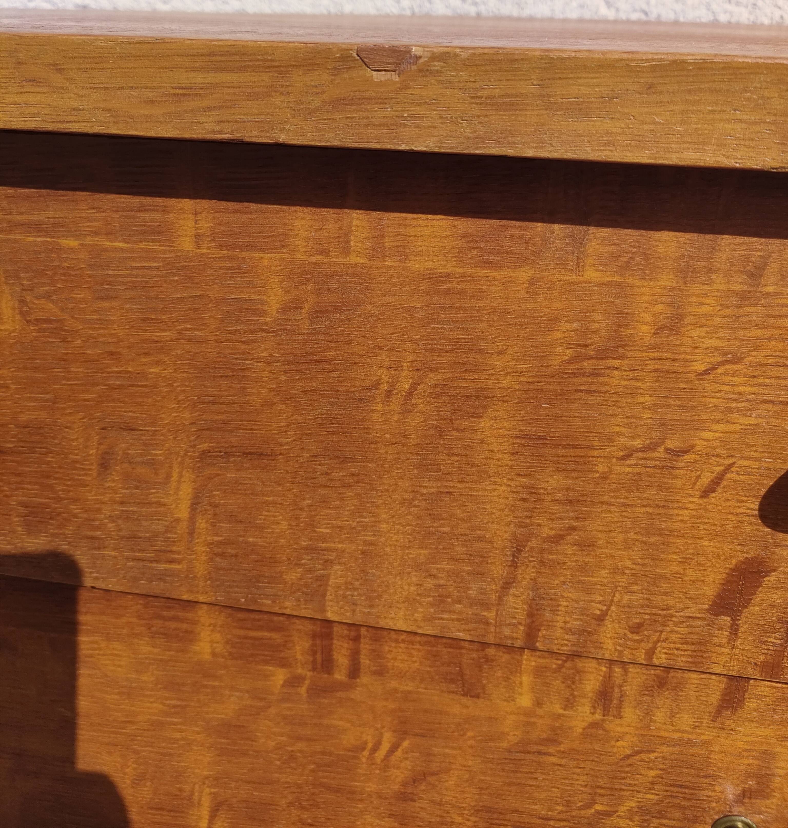 Designer wooden chest of drawers from the 60s