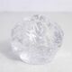 Glass "snowball" tealight candle holder