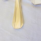6 Christofle Art Deco Style Silver Plated Soup Spoons 2106255