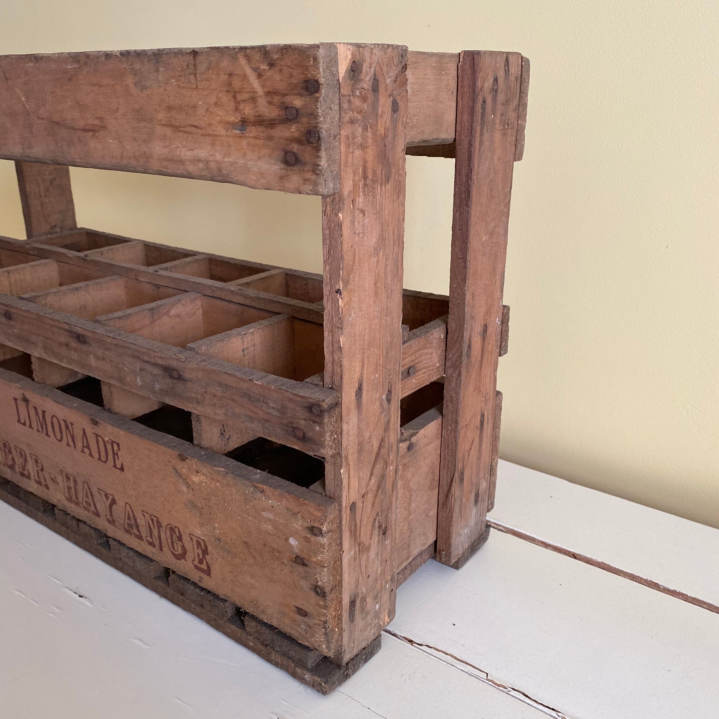 Vintage wooden crate