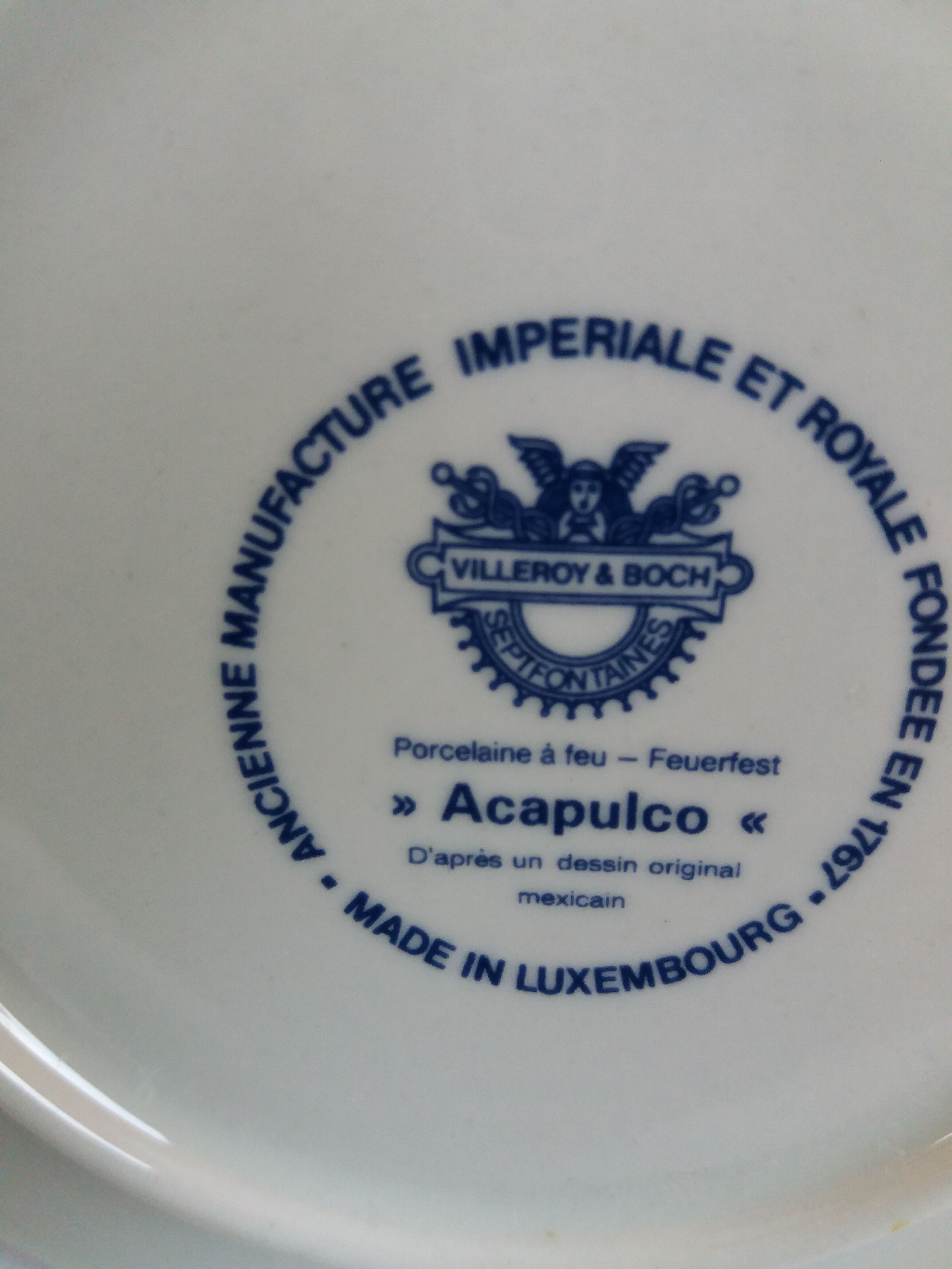 Pair of Acapulco tea cups