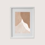 Framed abstract painting