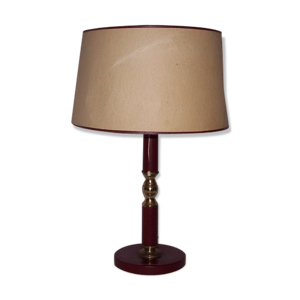 Lampe de bureau cuir