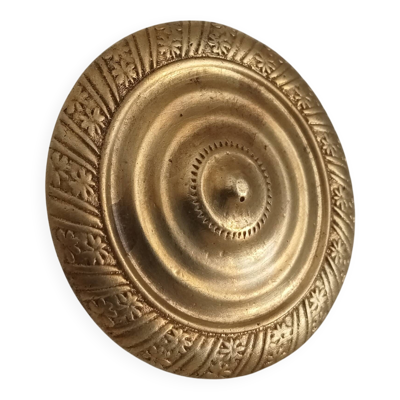 Bouton de meubles Empire en laiton doré XIXeme