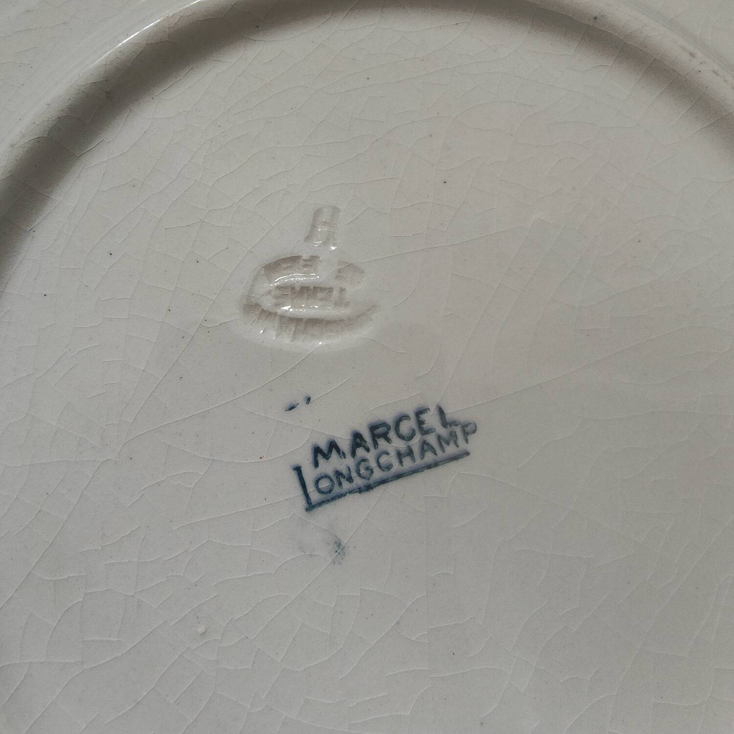 Longchamp ironstone plates