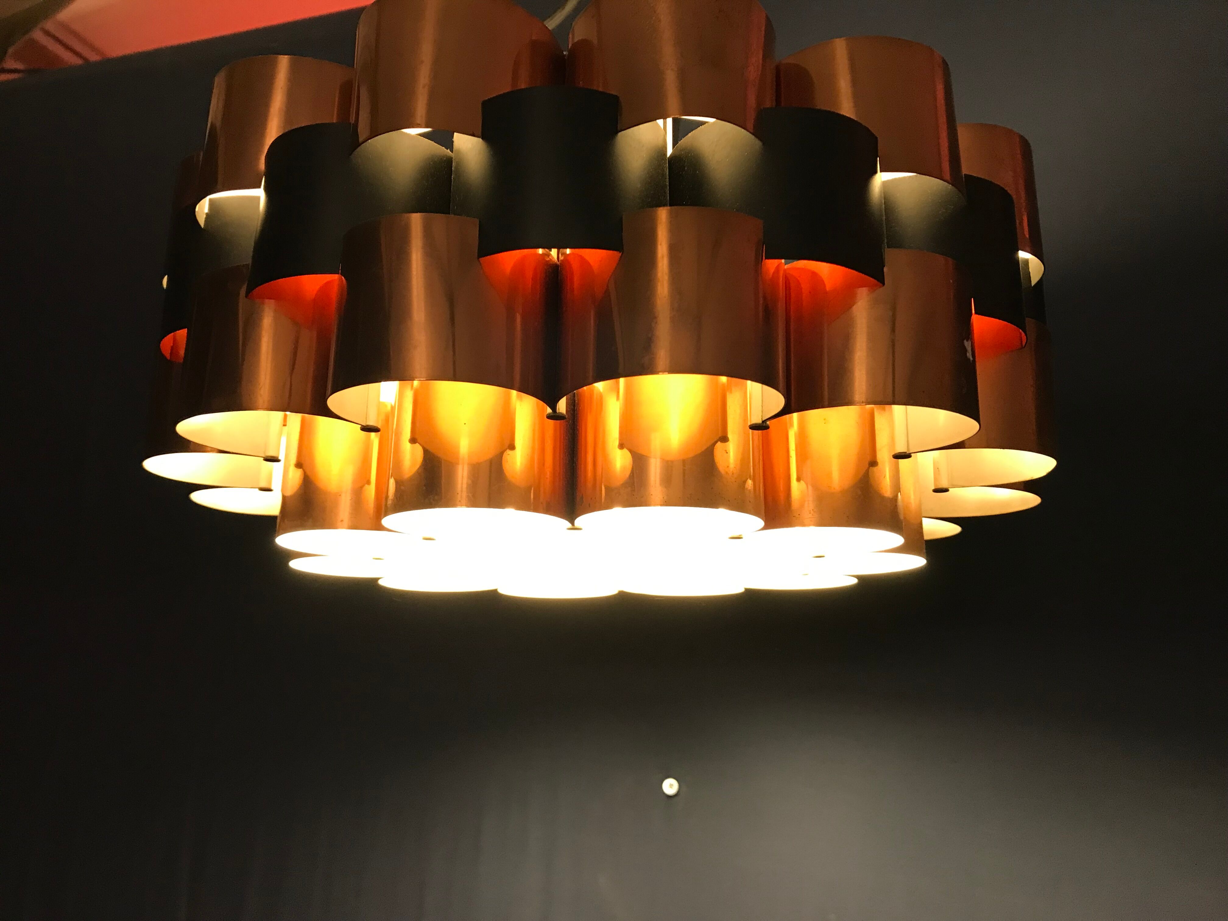 Scandinavian suspension by Werner Shou, circa 1970