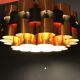 Suspension scandinave par Werner Shou, circa 1970