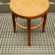 Wooden cane stool