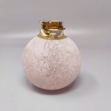 1960s Table Lighter in Murano Frosted Glass by Paolo Traversi. Mad