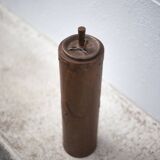 Vintage standing ashtray, push ashtray, brutalist ashtray, metal ashtray, end of sofa