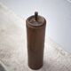 Vintage standing ashtray, push ashtray, brutalist ashtray, metal ashtray, end of sofa
